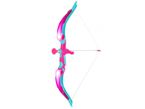 Łuk ze strzałami i tarczą zestaw strzelecki różowy Kik Sp. z o. o. Sp. k.