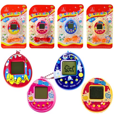 Tamagotchi Gra Elektroniczna Wirtualne Zwierzątko Jako Smycz Mix LEAN TOYS