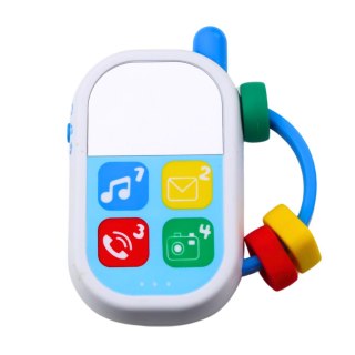 Zestaw Zabawek Muzycznych Dla Malucha Telefon Tamburyn Klawisze Dźwięki 3w1 LEAN Toys