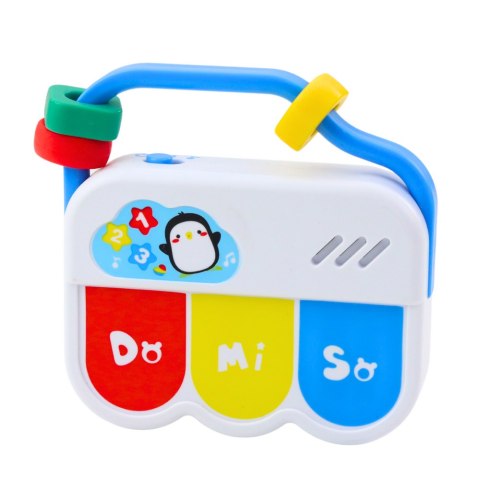 Zestaw Zabawek Muzycznych Dla Malucha Telefon Tamburyn Klawisze Dźwięki 3w1