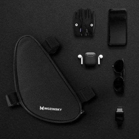 Torba rowerowa na ramę roweru 1.5 l czarny WOZINSKY