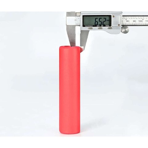 Gripy chwyty rowerowe z pianki silikonowej - czerwone ROCKBROS