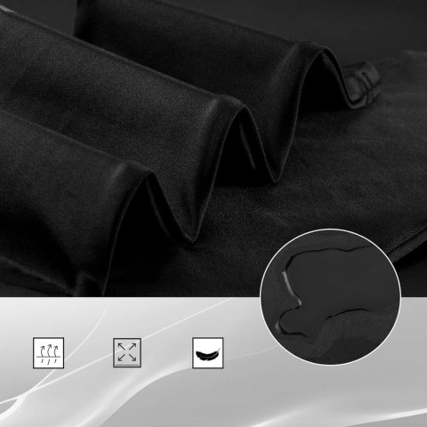 Spodnie rowerowe kolarskie długie oddychające z wkładką L - czarne ROCKBROS