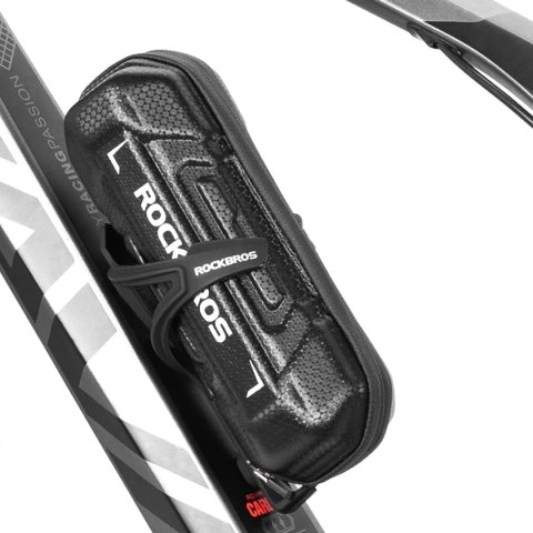 Torba rowerowa na narzędzia mocowana w uchwycie na bidon 0.65l - czarna ROCKBROS