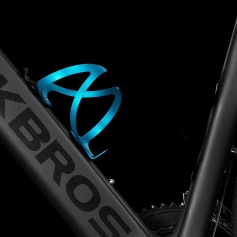 Uchwyt aluminiowy rowerowy na bidon butelkę - niebieski ROCKBROS