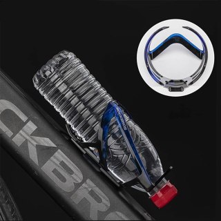 Uchwyt rowerowy na bidon butelkę - czarno-niebieski ROCKBROS