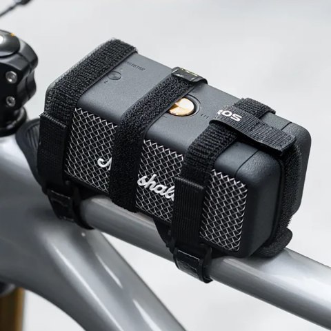 Uchwyt rowerowy z rzepami do mocowania na ramie kierownicy na głośnik bidon itp. - czarny ROCKBROS
