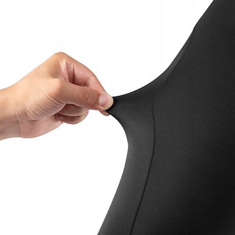 Spodnie rowerowe kolarskie długie oddychające z wkładką M - czarne ROCKBROS