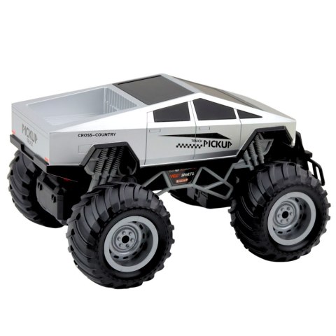 Auto Terenowe Off-Road RC Zdalnie Sterowane Srebrne 1:16 LEAN Toys