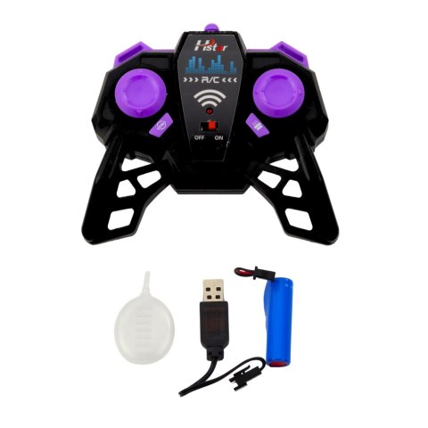 Auto Terenowe Policyjne Off-Road RC Zdalnie Sterowane Czarne 1:16 LEAN Toys