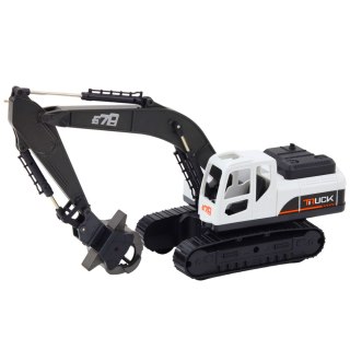 Koparka Gąsienicowa Chwytak Ruchoma Łyżka Obrót 360° LEAN Toys