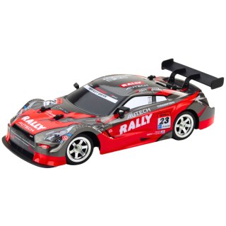 Samochód Wyścigowy Auto Do Driftu RC Czerwono Czarny 30km/h 1:16 LEAN Toys