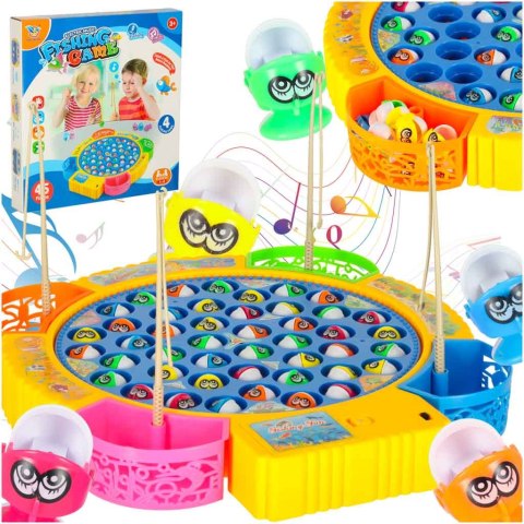 Gra zręcznościowa rodzinna rybki łowienie 45 rybek + 4 wędki Kik Sp. z o. o. Sp. k.