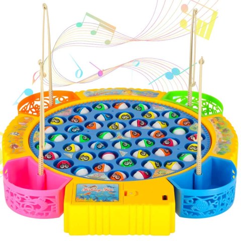 Gra zręcznościowa rodzinna rybki łowienie 45 rybek + 4 wędki Kik Sp. z o. o. Sp. k.