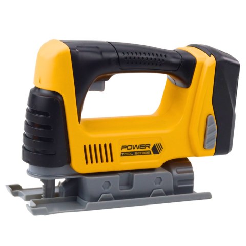 Wyrzynarka Dla Dzieci Na Baterie Światło LED Żółta LEAN Toys