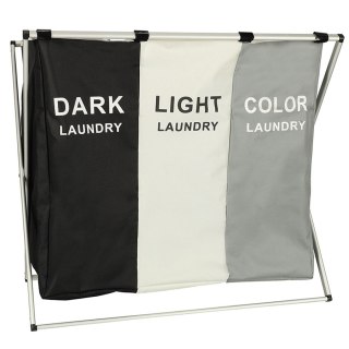 Kosz na pranie segregacja organizer 3 komory 135l Kik Sp. z o. o. Sp. k.