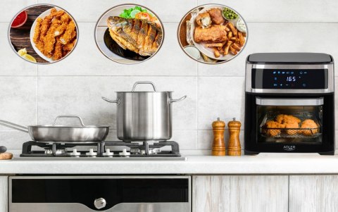 Piekarnik beztłuszczowy 8w1 13l AD 6309 Adler