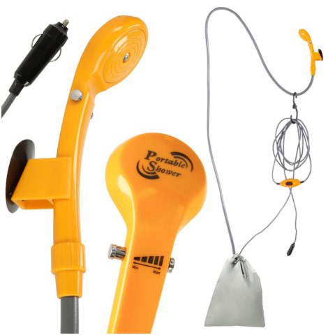 Prysznic turystyczny przenośny natrysk camping myjka 12v Kik Sp. z o. o. Sp. k.