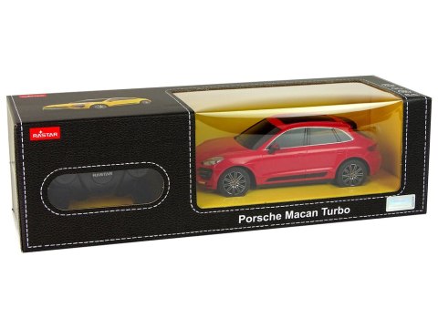 Auto R/C Porsche Macan Turbo 1:24 Rastar Czerwony Rastar