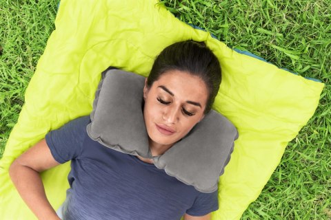 Dmuchana Poduszka Podróżna 46 x 28 cm Rogal Szara Bestway 67006 Bestway