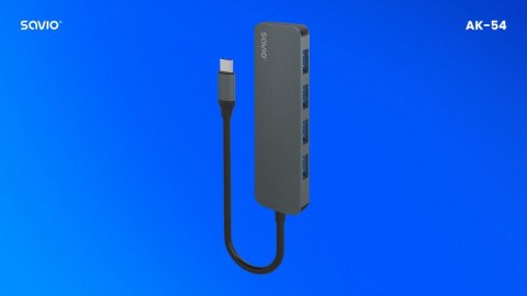 HUB 4-portowy USB 3.1 Gen.1, AK-54 Savio