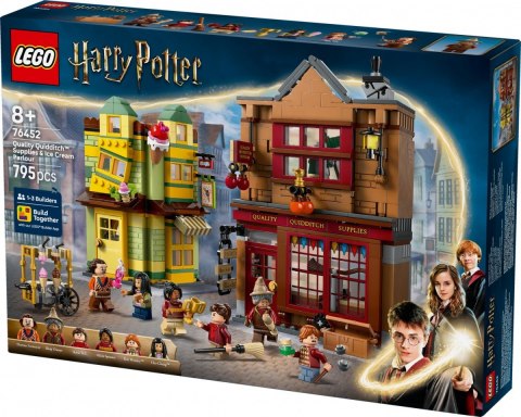Klocki Harry Potter 76452 Markowy sprzęt do quidditcha i lodziarnia LEGO