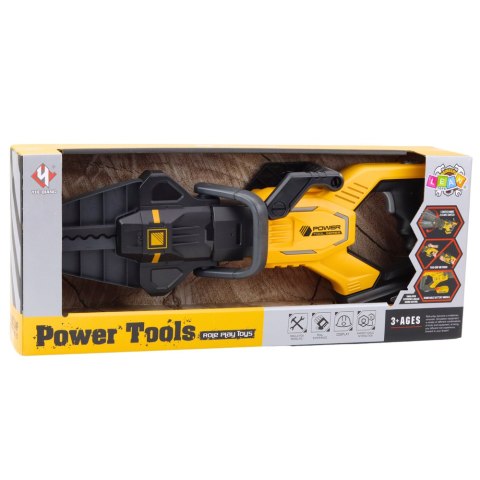 Nożyce Pneumatyczne Elektryczne Dla Dzieci Majsterkowicz Żółte LEAN Toys