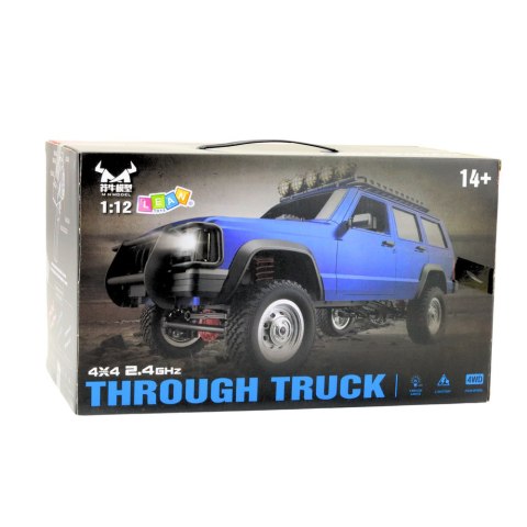 Samochód Terenowy MN78 Zdalnie Sterowany RC Napęd 4x4 Srebrny 1:12 LEAN Toys
