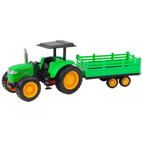 Traktor Farmerski Z Przyczepą Zdalnie Sterowany RC Zielony LEAN Toys