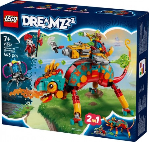 Klocki DREAMZzz 71492 Ognisty kameleon Mateo LEGO