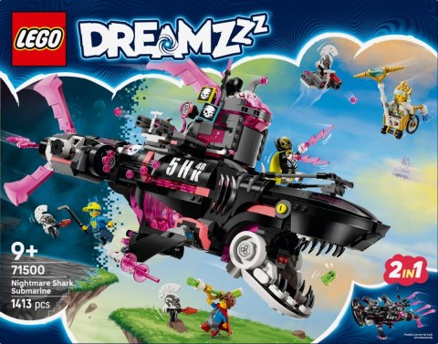 Klocki DREAMZzz 71500 Koszmarny Rekinokręt podwodny LEGO
