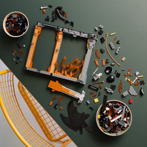 Klocki Icons 10367 Władca pierścieni: Book nook z Balrogiem LEGO