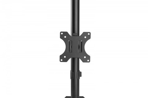 Uchwyt biurkowy pionowy 2xLCD max. 32 cale 8kg, zaciskowy, czarny Digitus