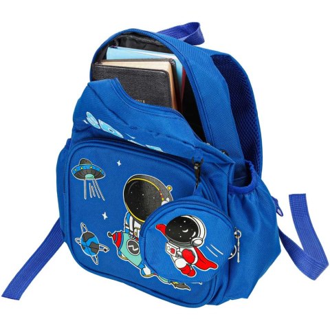Plecak dla przedszkolaka szkolny dziecięcy astronauta 30x22x11cm Kik Sp. z o. o. Sp. k.