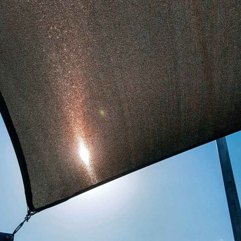 Żagiel przeciwsłoneczny LUARO ogrodowy tarasowy wodoodporny 3x3x3m trójkąt szary Kik Sp. z o. o. Sp. k.