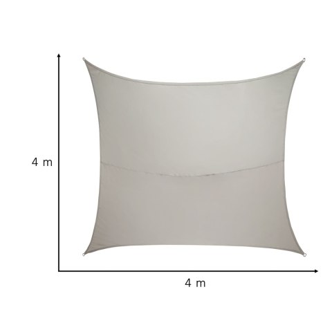 Żagiel przeciwsłoneczny LUARO ogrodowy tarasowy wodoodporny 4x3m prostokątny szary Kik Sp. z o. o. Sp. k.