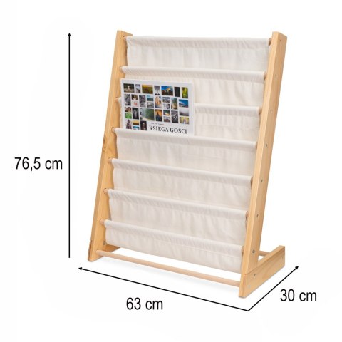 Regał na książki dla dzieci stojak półka 76,5cm Kik Sp. z o. o. Sp. k.