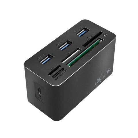 Stacja dokująca USB3.2 8-portów, mini Czarna LogiLink