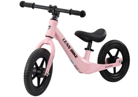 Rower Biegowy MAGNEZIO Rowerek Lekka Rama Magnezowa Różowy LEAN Trike