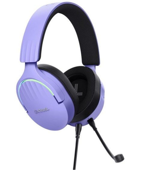 Słuchawki GXT490P FAYZO 7.1 USB fioletowe Trust