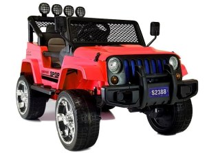 Auto na Akumulator S2388 Jeep Czerwony 4x45W LEAN CARS