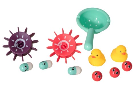 Zabawka do kąpieli zjeżdzalnia tor wodny + akcesoria Kik Sp. z o. o. Sp. k.