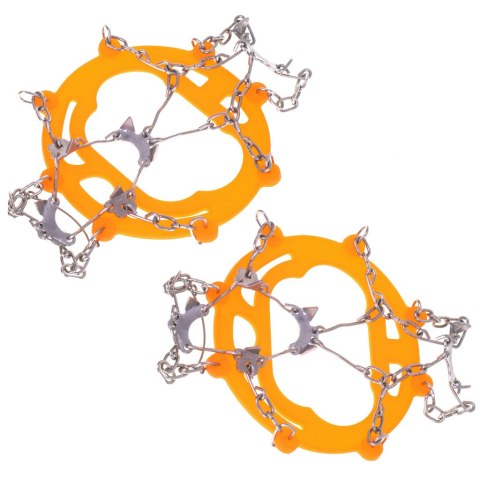 Raczki na buty antypoślizgowe turystyczne z kolcami łańcuchy pokrowiec roz. 38-45 Kik Sp. z o. o. Sp. k.