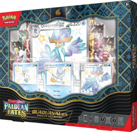 Karty Paldean Fates Premium Collection Quaquaval Pokemon TCG