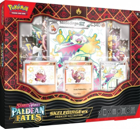 Karty Paldean Fates Premium Collection Skeledirge Pokemon TCG