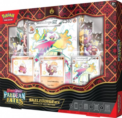 Karty Paldean Fates Premium Collection Skeledirge Pokemon TCG