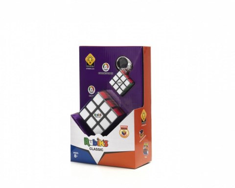 Zestaw Rubiks Classic - Kostka Rubika 3x3 i brelok Spin Master