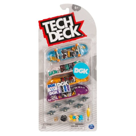 Zestaw Tech Deck fingerboard 4-pak asortyment Spin Master