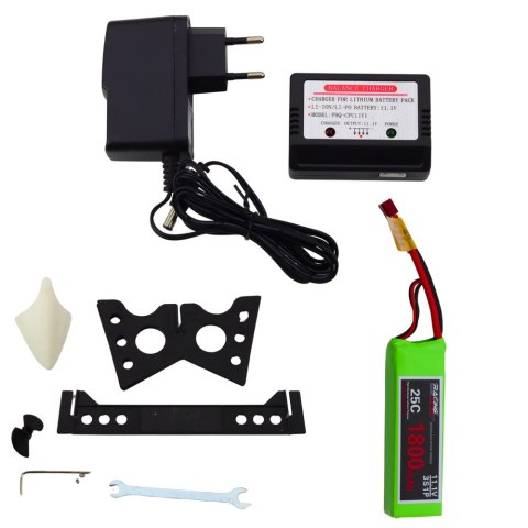 Łódź Motorówka FT012 Zdalnie Sterowana RC Czarna 50km/h 2.4G LEAN Toys