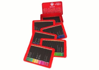 Zestaw Małego Artysty W Metalowym Pojemniku Kredki 180szt. LEAN